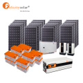 6kW Sistema completo de energía solar de respaldo solar de batería solar